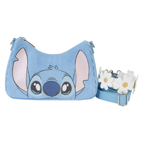 BOLSO CRUZADO LOUNGEFLY DISNEY LILO AND STITCH SPRINGTIME STITCH DAISY HANDLE CROSSBODY BAG