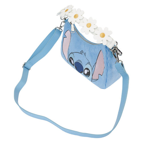 BOLSO CRUZADO LOUNGEFLY DISNEY LILO AND STITCH SPRINGTIME STITCH DAISY HANDLE CROSSBODY BAG