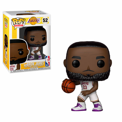 FIGURA POP NBA: LEBRON JAMES WHITE UNIFORM