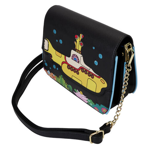 BOLSO CRUZADO LOUNGEFLY THE BEATLES YELLOW SUBMARINE FLAP POCKET