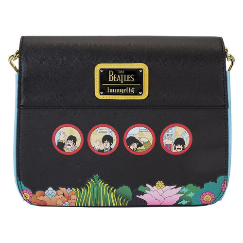 BOLSO CRUZADO LOUNGEFLY THE BEATLES YELLOW SUBMARINE FLAP POCKET