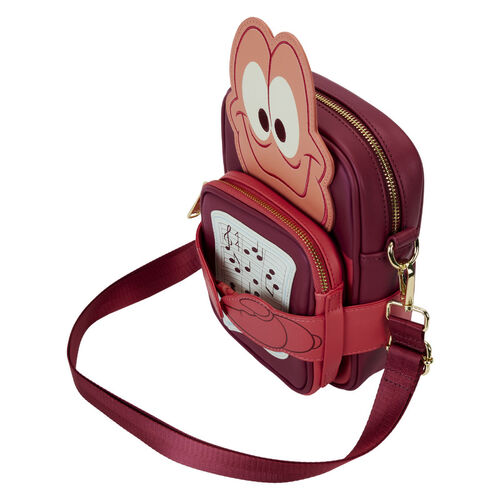 BOLSO CRUZADO LOUNGEFLY DISNEY TLM 35TH ANNIVERSARY SEBASTIAN