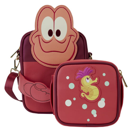 BOLSO CRUZADO LOUNGEFLY DISNEY TLM 35TH ANNIVERSARY SEBASTIAN