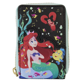 CARTERA ACORDEÓN LOUNGEFLY DISNEY LA SIRENITA 35TH ANNIVERSARY LIFE IS THE BUBBLES