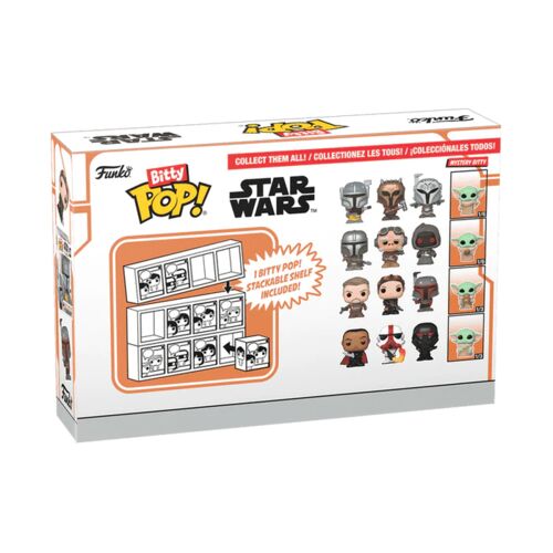 BITTY POP STAR WARS THE MANDALORIAN 4-PACK SERIES 1