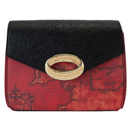 BOLSO CRUZADO LOUNGEFLY WB LORD OF THE RINGS THE ONE RING