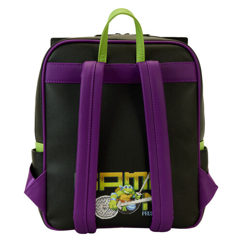 MINI MOCHILA LOUNGEFLY TMNT 40TH ANNIVERSARY VINTAGE ARCADE