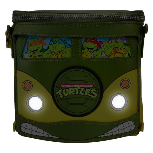 BOLSO CRUZADO LOUNGEFLY TMNT 40TH ANNIVERSARY PARTY WAGON FIGURAL