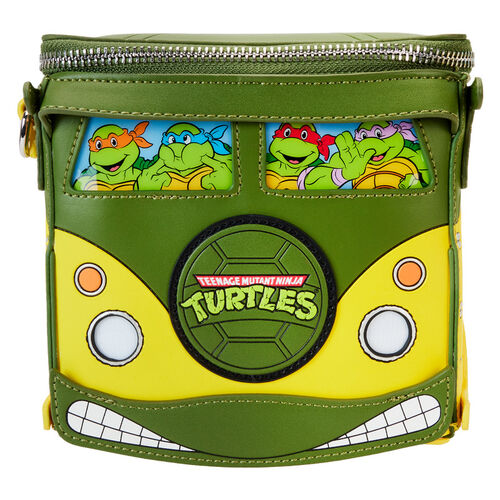 BOLSO CRUZADO LOUNGEFLY TMNT 40TH ANNIVERSARY PARTY WAGON FIGURAL