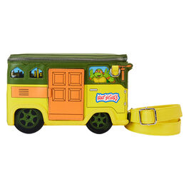 BOLSO CRUZADO LOUNGEFLY TMNT 40TH ANNIVERSARY PARTY WAGON FIGURAL