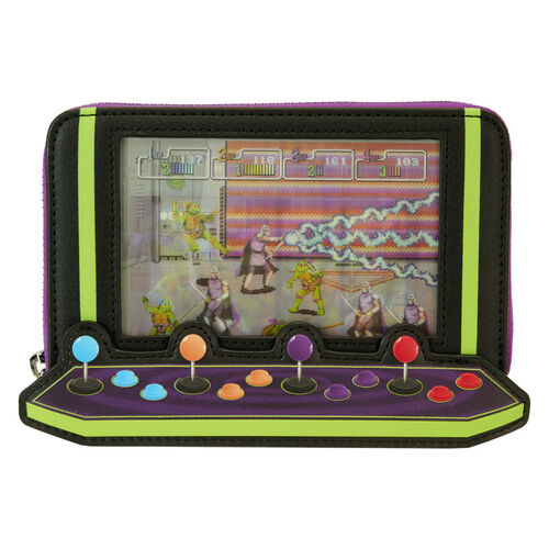 CARTERA LOUNGEFLY TMNT 40TH ANNIVERSARY VINTAGE ARCADE