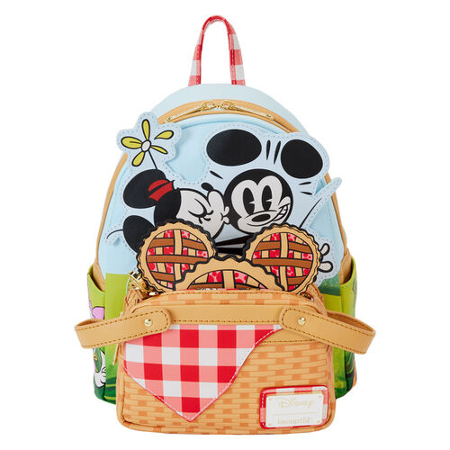 MINI MOCHILA LOUNGEFLY DISNEY MICKEY AND FRIENDS PICNIC