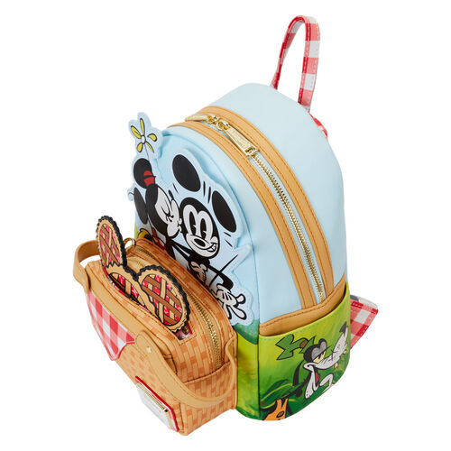 MINI MOCHILA LOUNGEFLY DISNEY MICKEY AND FRIENDS PICNIC