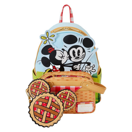 MINI MOCHILA LOUNGEFLY DISNEY MICKEY AND FRIENDS PICNIC