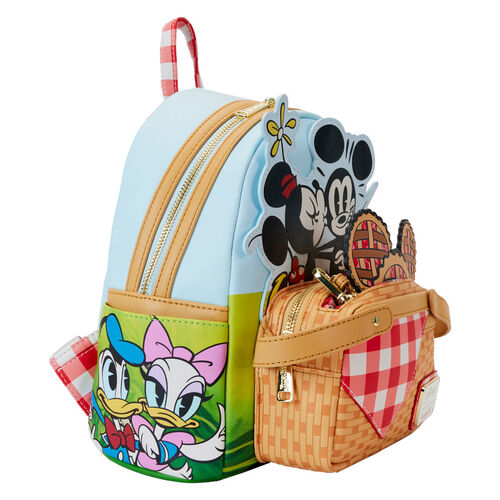 MINI MOCHILA LOUNGEFLY DISNEY MICKEY AND FRIENDS PICNIC