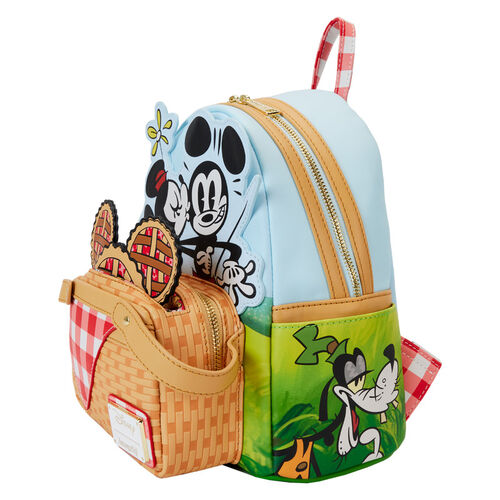 MINI MOCHILA LOUNGEFLY DISNEY MICKEY AND FRIENDS PICNIC