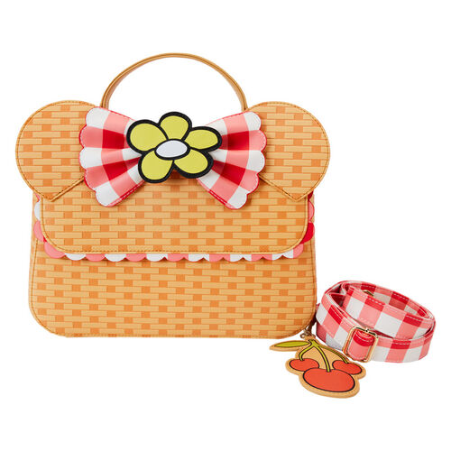 BOLSO CRUZADO LOUNGEFLY DISNEY MINNIE MOUSE PICNIC BASKET