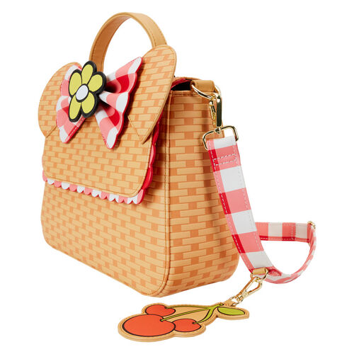 BOLSO CRUZADO LOUNGEFLY DISNEY MINNIE MOUSE PICNIC BASKET