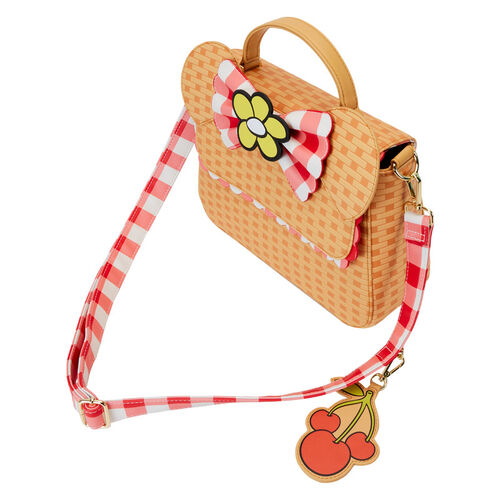 BOLSO CRUZADO LOUNGEFLY DISNEY MINNIE MOUSE PICNIC BASKET