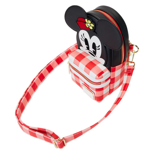 BOLSO CRUZADO LOUNGEFLY DISNEY MINNIE MOUSE CUP HOLDER