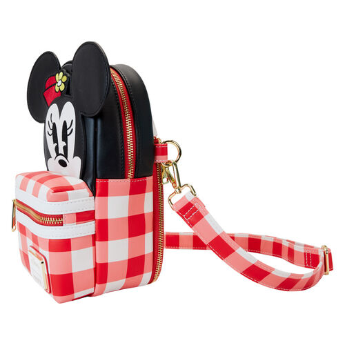 BOLSO CRUZADO LOUNGEFLY DISNEY MINNIE MOUSE CUP HOLDER