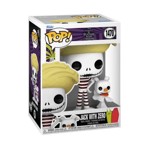 FIGURA POP&BUDDY: NIGHTMARE BEFORE CHISTMAS - JACK W/ZERO BEACH