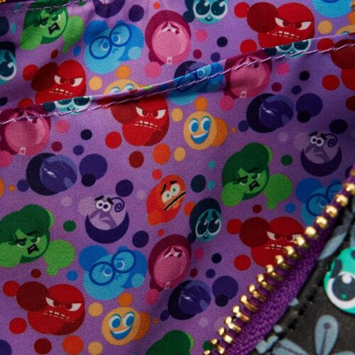 BOLSO CRUZADO LOUNGEFLY PIXAR INSIDE OUT 2 CORE MEMORIES