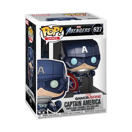 FIGURA POP MARVEL AVENGERS GAME - CAPTAIN AMERICA STARK TECH SUIT