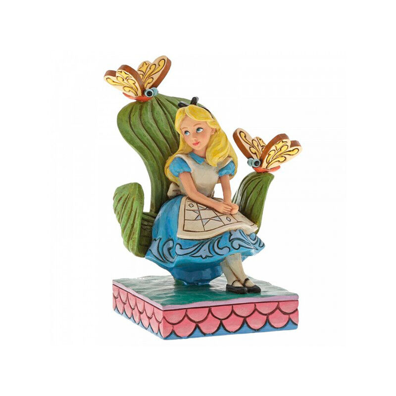 DISNEY TRADITIONS : CURIOUSER AND CURIOUSER ALICE IN WONDERLAND FIGURINE