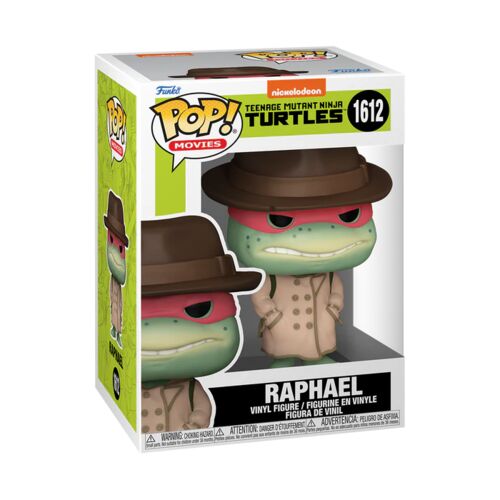 FIGURA POP MOVIES TEENAGE MUTANT NINJA TURTLES - RAPHAEL W/COAT & HAT