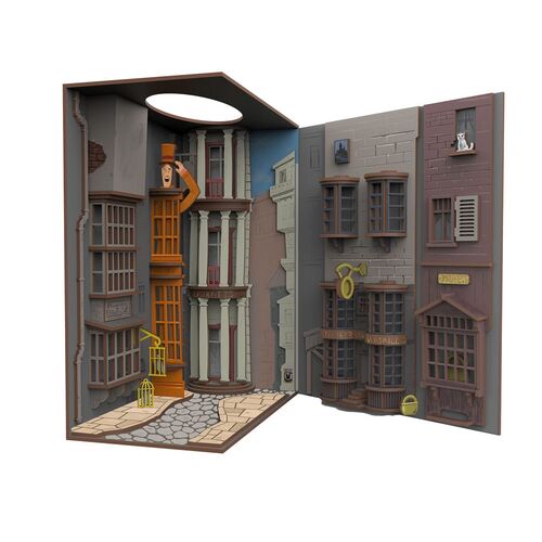 MAQUETA BOOK NOOK TINY ADVENTURES HARRY POTTER CALLEJÓN DIAGON 23 CM