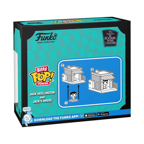 BITTY POP TOWN THE NIGHTMARE BEFORE CHRISTMAS - JACK AT HOME