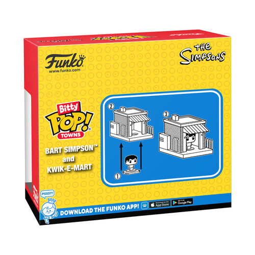 BITTY POP TOWN SIMPSONS - KWIK-E-MART