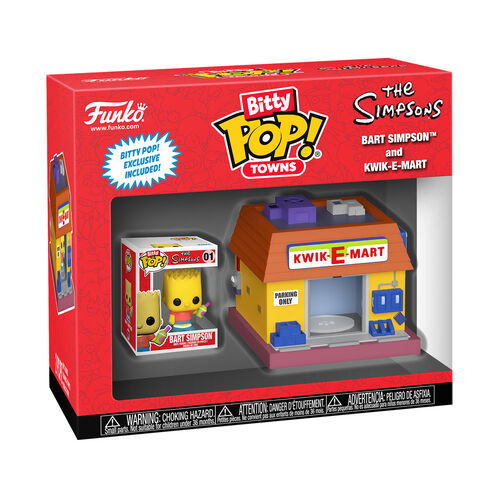 BITTY POP TOWN SIMPSONS - KWIK-E-MART