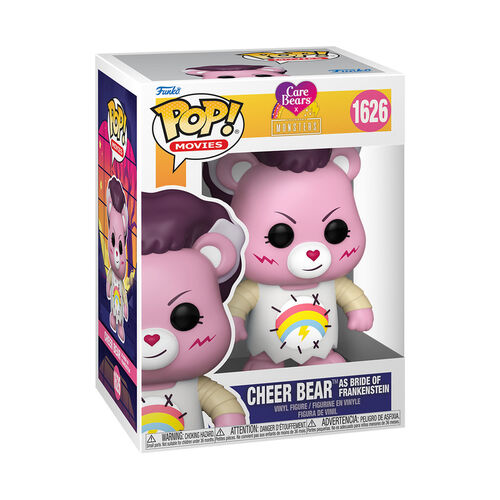 FIGURA POP UNIVERSAL MONSTERS X CARE BEARS - CHEER BEAR BRIDE OF FRANKENSTEIN