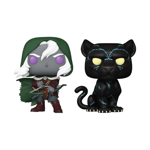 FIGURA POP GAMES DUNGEONS & DRAGONS - DRIZZT DO'URDEN & GUENHWYVAR 2PK
