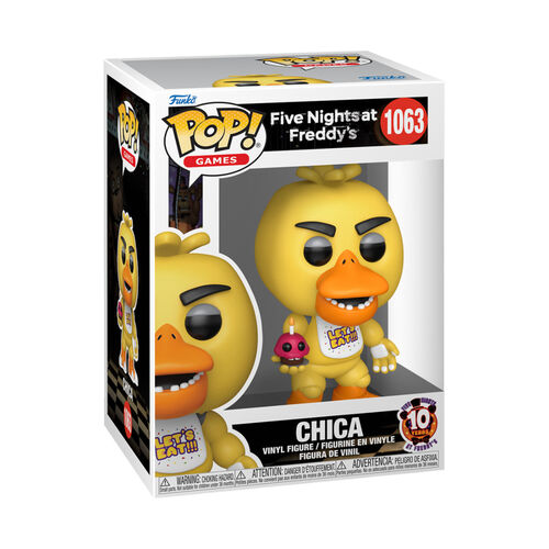 FIGURA POP GAMES FNAF: FIVE NIGHTS AT FREDDYS 10Y - CHICA