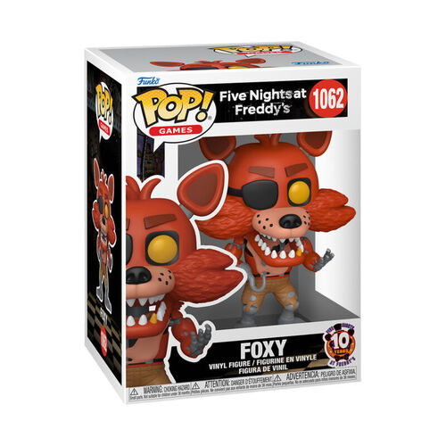 FIGURA POP GAMES FNAF: FIVE NIGHTS AT FREDDYS 10Y - FOXY