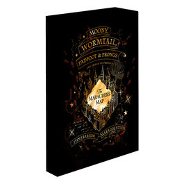 LIENZO CON ILUMINACIN 30X40 CM MARAUDERS MAP