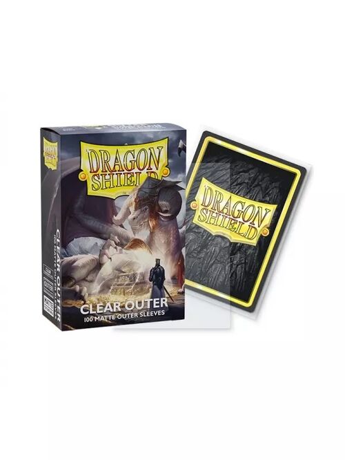 Fundas Standard Outer Sleeves Clear - Standar Size (100 fundas) Dragon Shield