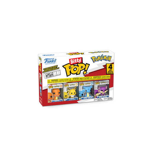 BITTY POP POKEMON - CHARMANDER 4PK