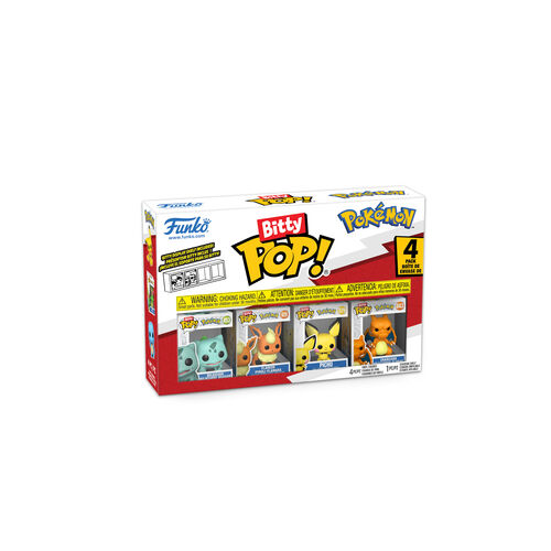 BITTY POP POKEMON - BULBASAUR 4PK