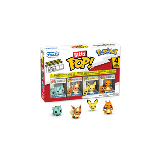 BITTY POP POKEMON - BULBASAUR 4PK