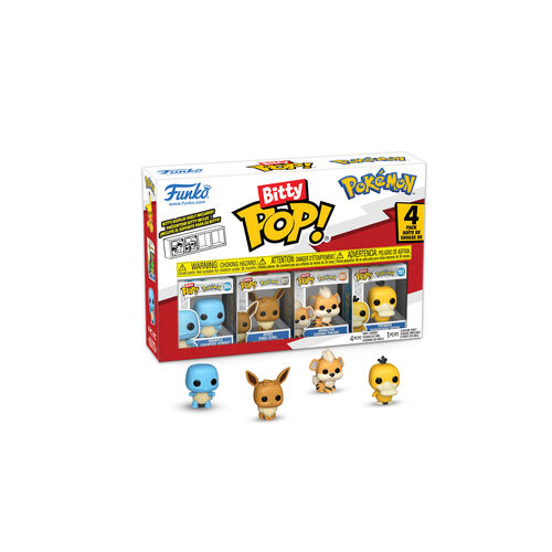 BITTY POP POKEMON - SQUIRTLE 4PK