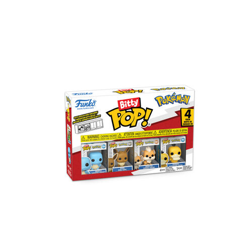 BITTY POP POKEMON - SQUIRTLE 4PK
