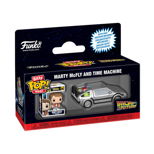 BITTY POP RIDE BACK TO THE FUTURE - MARTY MCFLY AND TIME MACHINE