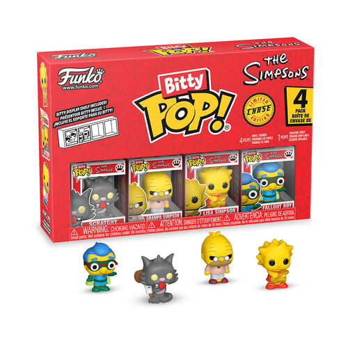 BITTY POP SIMPSONS - SCRATCHY 4PK