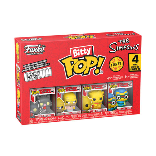 BITTY POP SIMPSONS - SCRATCHY 4PK