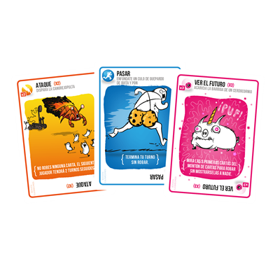EXPLODING KITTENS EDICIÓN 2 JUGADORES