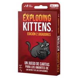 EXPLODING KITTENS EDICIÓN 2 JUGADORES